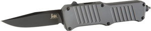 Hogue Hk Mini Incursion 2.95" - Otf Knive Clip Pt Alum Matt Gy
