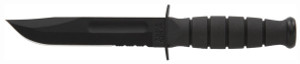 Ka-bar Short Ka-bar - 5.25" Serr W/plastic Sheath
