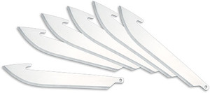 Outdoor Edge 3" Drop Point - Replacement Blades 6-pack