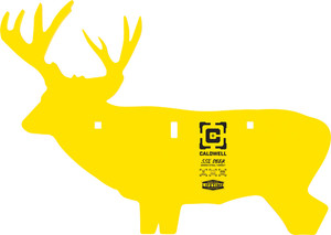 Caldwell Ar500 Deer Target - 3/8" Ar500 Steel Yellow Caldwell Ar500 Deer Target - 3/8" Ar500 Steel Yellow