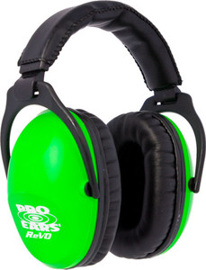 Pro Ears Revo Ear Muff - Passive Neon Green Pro Ears Revo Ear Muff - Passive Neon Green