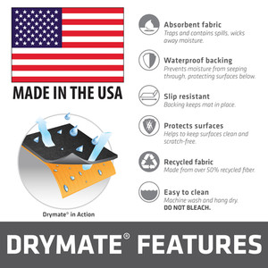 Drymate Cleaning Pad 16"x20" - Pistol Size Charcoal Drymate Cleaning Pad 16"x20" - Pistol Size Charcoal