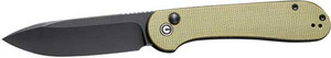 Civivi Knife Elementum 3.47" - Olive Micarta/black Stnwash Civivi Knife Elementum 3.47" - Olive Micarta/black Stnwash