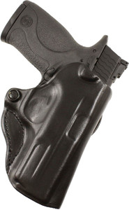 Desantis Mini Scabbard Holster - Rh Owb Leather Walther Ccp Blk Desantis Mini Scabbard Holster - Rh Owb Leather Walther Ccp Blk