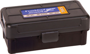 Frankford Arsenal Ammo Bx .38 - S&w/spc.357mg 50rnd Bl/smk Ht