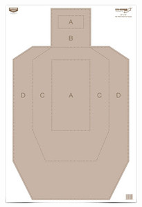 B/c Target Eze-scorer 23"x35" - Ipsc Practice 5 Targets B/c Target Eze-scorer 23"x35" - Ipsc Practice 5 Targets