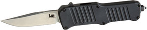 Hogue Hk Mini Incursion 2.95" - Otf Knive Clip Pt Alum Matt Bl - 54050H