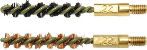 Otis Bore Brush .22 Cal 2-pk - 1-nylon 1-bronze 8-32 Thread Otis Bore Brush .22 Cal 2-pk - 1-nylon 1-bronze 8-32 Thread