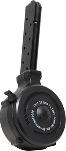 Iver Johnson Magazine 1911 Fs - .45acp 28rd Drum Black