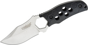 Camillus Comb Fixed Blade - 3.5" Ss Blade Honeycomb Black