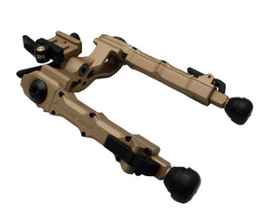Accu-tac Bipod Wide Body Rifle - 7.5" Max Height Picatinny Tan Accu-tac Bipod Wide Body Rifle - 7.5" Max Height Picatinny Tan