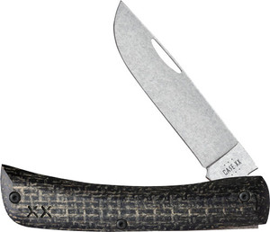 Case Knives Crossroads Series - Black Burlap Lam Sod Buster Jr Case Knives Crossroads Series - Black Burlap Lam Sod Buster Jr