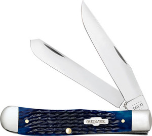 Case Knives Blue Bone Rogers - Corn Cob Jig Trapper Case Knives Blue Bone Rogers - Corn Cob Jig Trapper