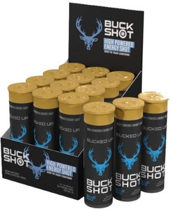 Bucked Up 2oz Energy Shots - Blue Raz 2-12 Packs
