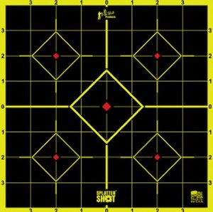Splatter Shot Target Sight-in - 8" Green Peel/stick 6ea