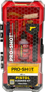 Pro Shot Pistol Cleaning Kit - .45 Cal