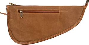 Palmetto Pistol Case Large - Field Tan-waxed Canvas Buffalo