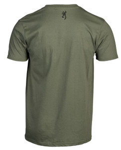 Browning Ss T-shirt Camo - Buckmark Green/ovix Xlarge