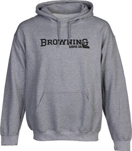 Browning Hoodie Backfence - Heather Gray Large