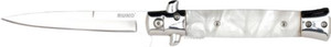 Ruko Folder Spring Assists 4" - White Pearl Acrylic Handle