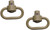 Grovtec Hd Push Button Swivels - Cerakote Desert Snd 1 1/4" 2pk