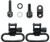 Grovtec Swivel Set For Ruger - 10/22#3 & 44 1.25" Loops  Blk