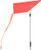 Mtm Wind Reader Shooting Range - Flag Orange W/flag And Stake