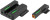 Truglo Sight Set S&w M&p Most - Tfx Pro Green/orange Outline