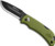 Outdoor Edge Razor-mini 2.2" - Od Green Pms W/2 Black Dp Blds