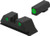 Meprolight Hyper Bright Trit - Set Green/grn For Glock 42/43