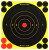 B/c Target Shoot-n-c 6" - Bull's-eye 12 Targets