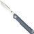 Cobratec Monarch 3.5" Folder - Grey D2 Steel W/clip