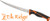 Mc Elk Ridge Trek 7" Fillet - Knife With Sheath Blk/org/ss