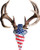 Do-All Horn Mounting Kit American Iron Buck Red White & Blue Do-All Horn Mounting Kit American Iron Buck Red White & Blue