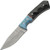 Szco Rite Edge 3" Turquoise - Micarta Skinner W/leather Shth