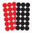 Splatter Shot Target Repair - Pasters 1" Red/black 432ct
