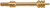 Pro Shot Brass Jag W/spear Tip - .38/.357/9mm Rifle/pistol