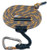 Tethrd 11mm Tree/lineman 8' - W/carabiner Orange