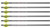 Excalibur Arrow Quill 16.5" - 6pk (fits Micro Magair)