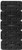 Mdt Interior Forend Weights - 5 Pack .52 Lbs Each Black