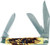 Ruko Folder 3.5" Simulated - Deer Horn Handle Clamshell