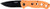 Ruko Folder 3.25" Blaze Orange - Handle Clamshell