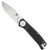 Cobratec Edc Scout Push Button - Automatic 3.12" Black Ss