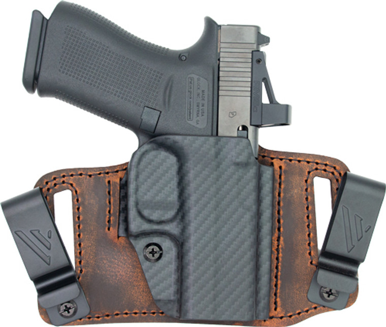 Versacarry Insurgent Iwb/owb - Holster Rh Ruger Max 9 Brown