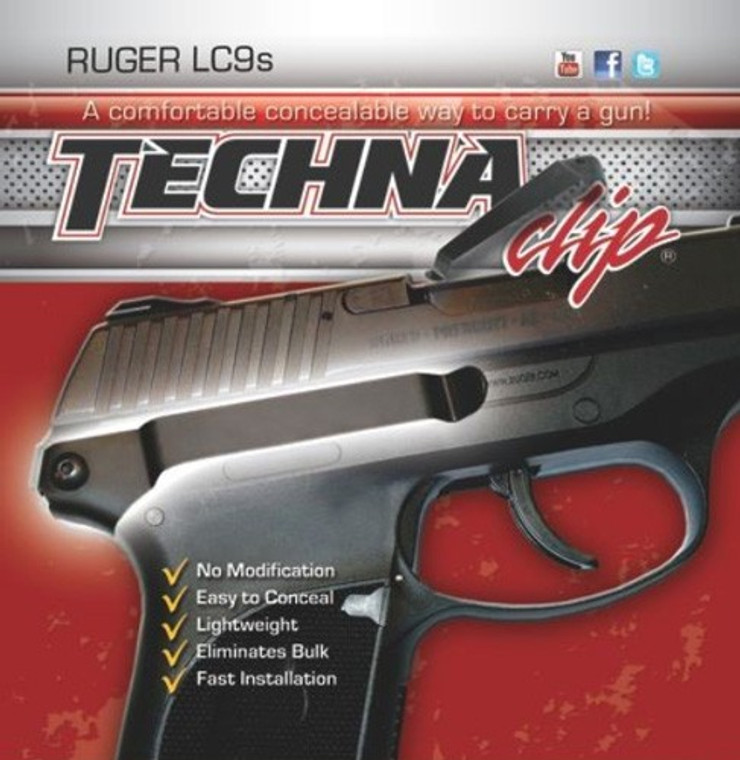 Techna Clip Handgun Retention - Clip Ruger Lc9s Right Side