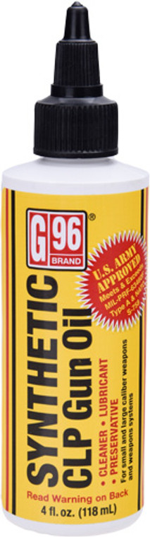 G96 Case Lot Of 12 Synthetic - Clp Gun Oil 4oz Bottle