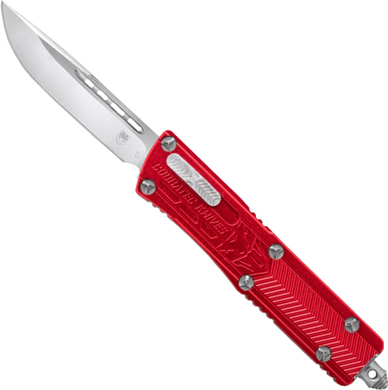Cobratec Small Sidwinder Otf - Red 2.5" Drop Point