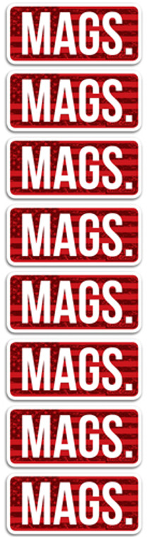 Mtm Ammo Caliber Labels Mags - 8-pack