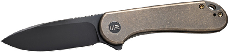 We Knife Elementum 2.96" Bronz - Titanium/stnwsh 20cv Frm Lock