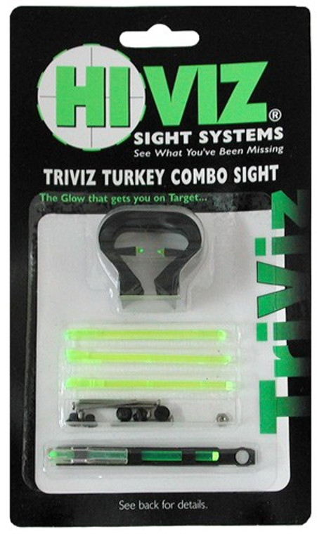 Hiviz Shotgun Deer/turkey Set - Triviz 1/4"-3/8" Vent Ribs